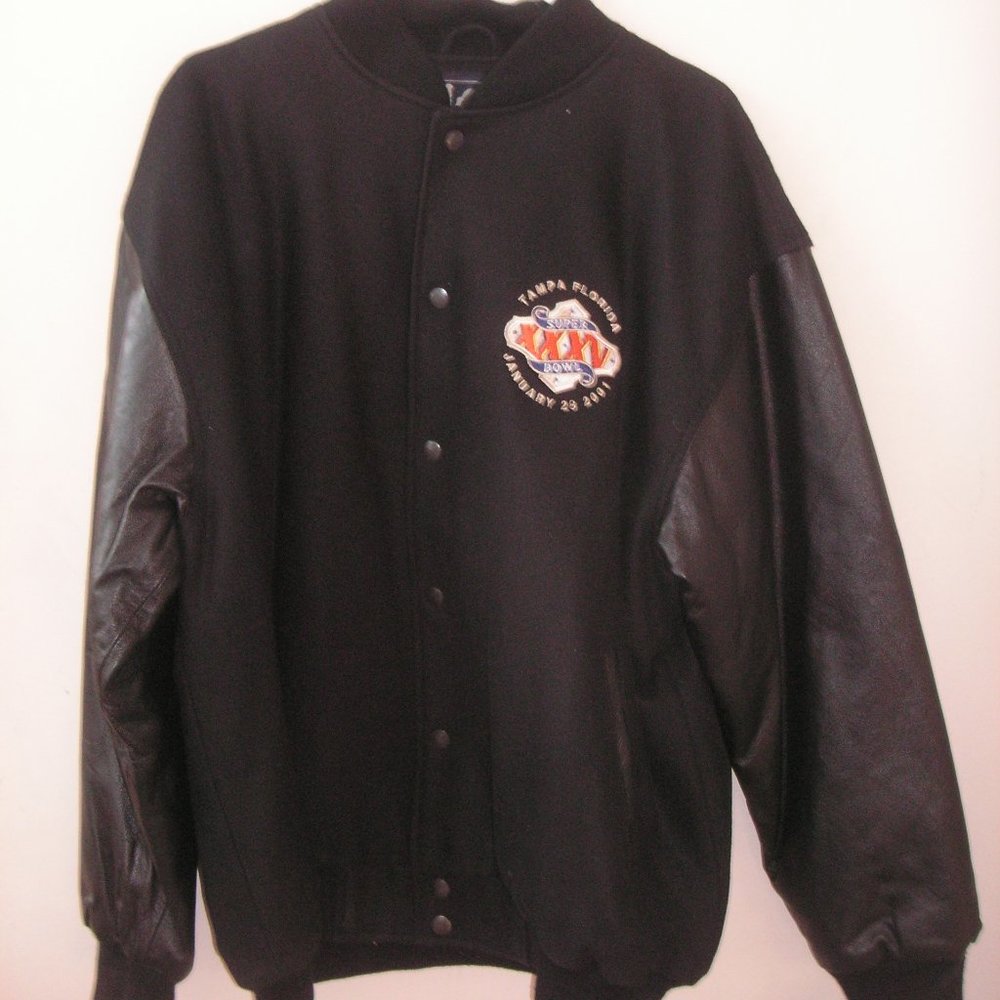 Super Bowl XXXV Varsity Letterman Jacket XL **NWT**